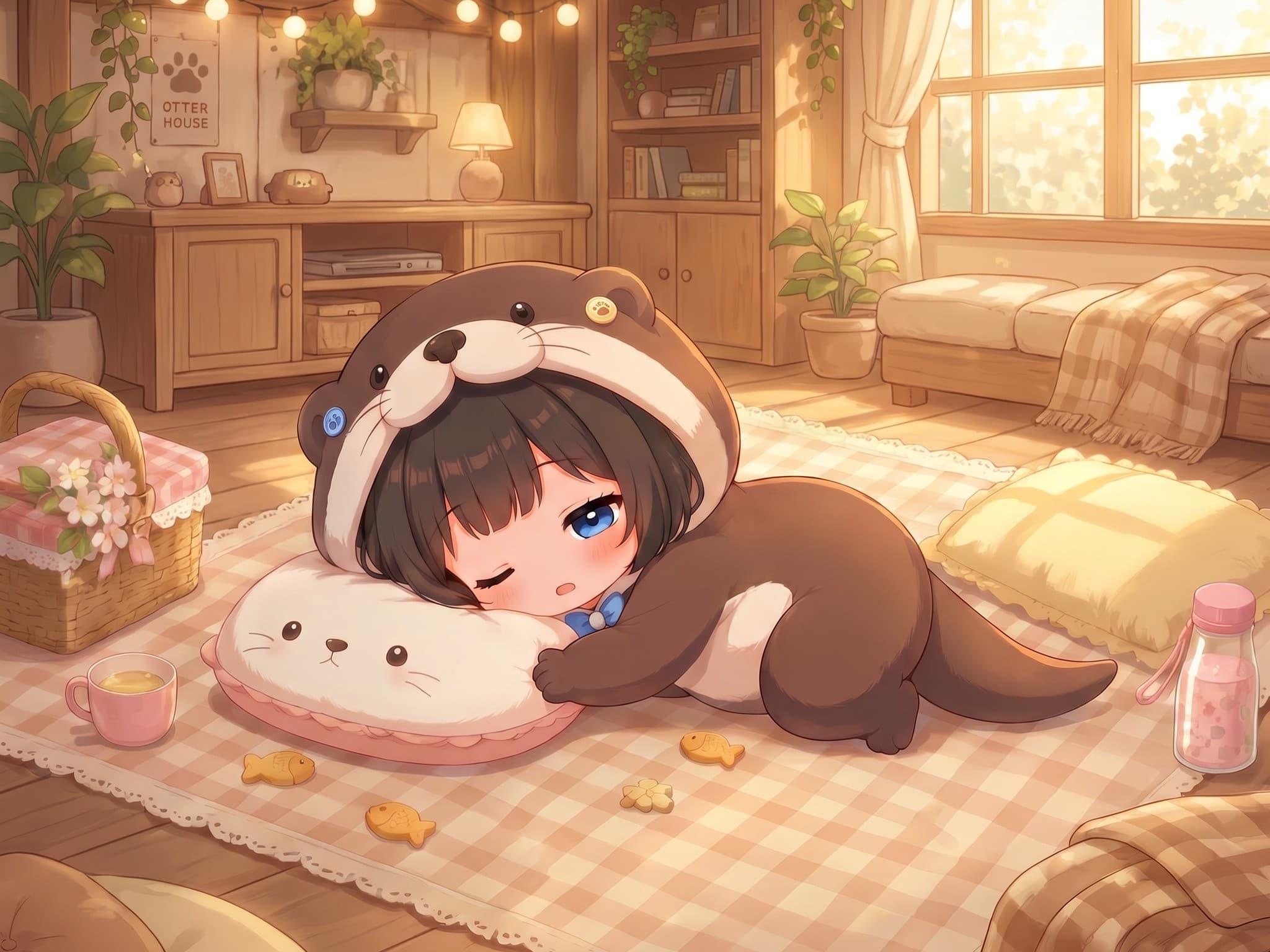 Otta O character intro anime art